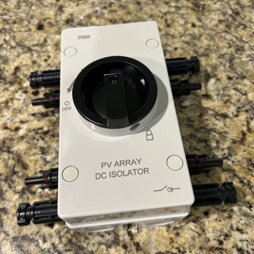 AIMS Power Solar PV DC Quick Disconnect Switch 1000V 64Amp