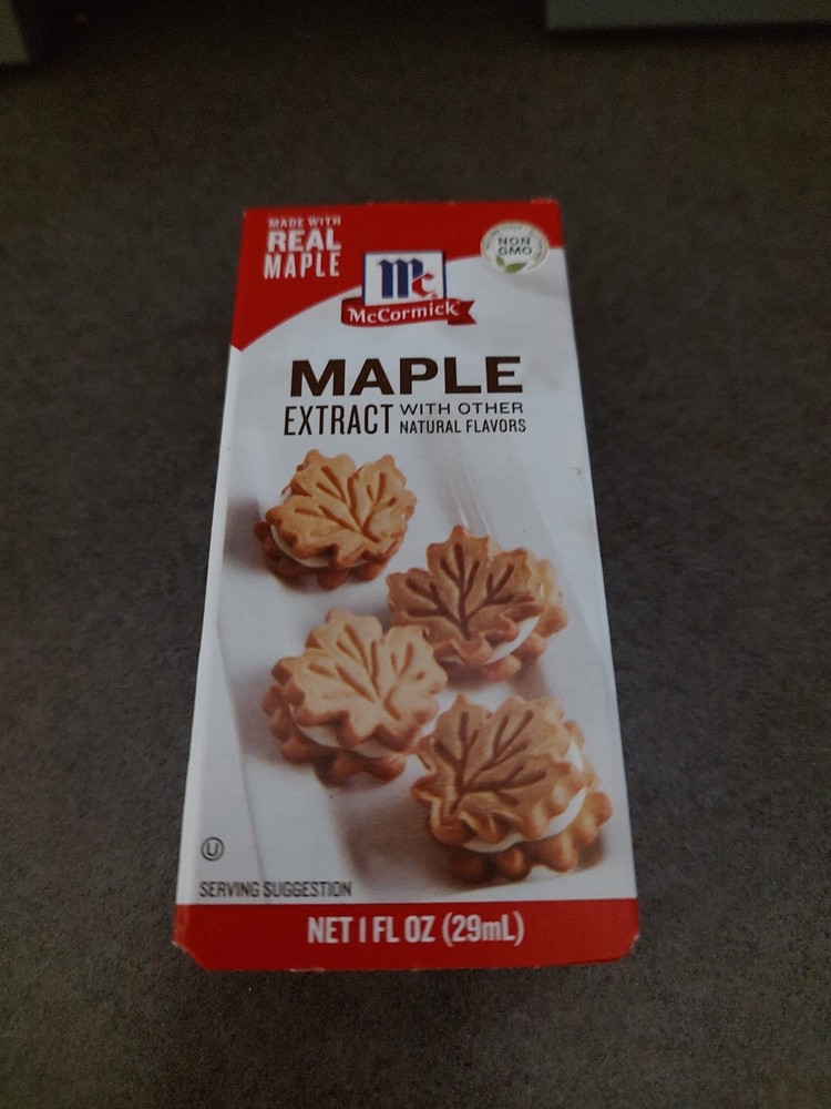McCormick Pure MAPLE Extract 1 oz Expiration 2027
