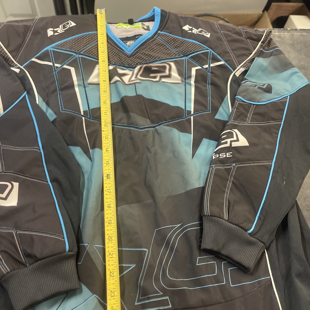 Planet Eclipse Blue and Black Jersey used Small-medium