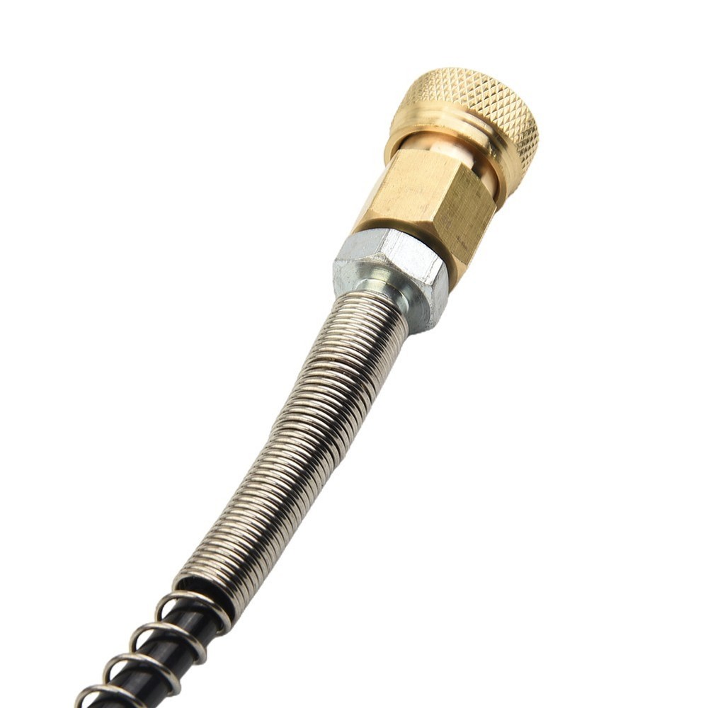 Hose with External Thread Nipple and Quick Release Connection at 36 In