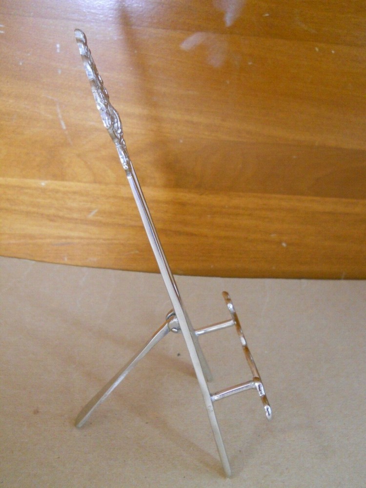 NWT Liards Nickel Plated Brass Decorative Easel