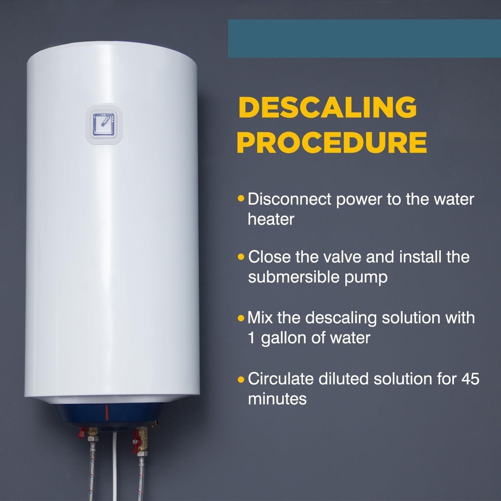 Tankless Water Heater Descaler - Quart (32 oz) Premium Descaler for Tankless Wat