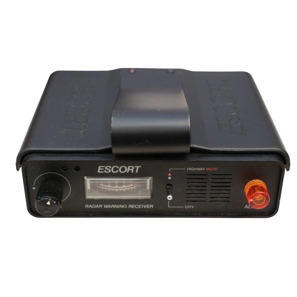 Vintage Cincinnati Microwave Escort Radar Detector Warning W/ Case
