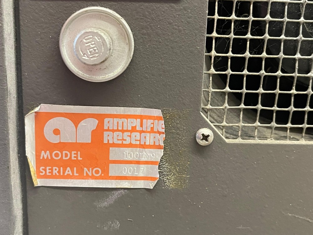 Amplifier Research 100LM9 Serial No.0017