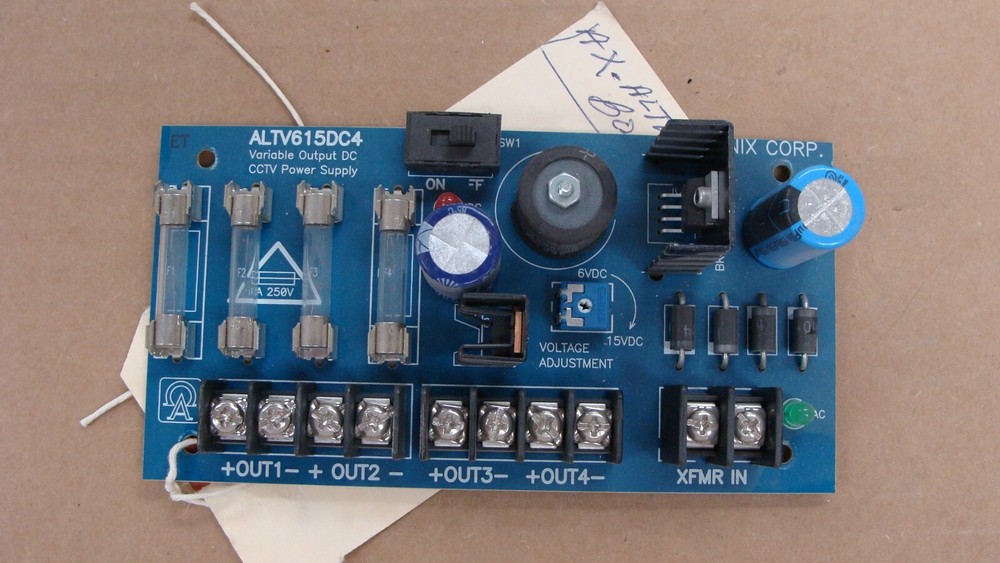 ALTRONIX ALTV615DC4 Variable Output DC CCTV Power Supply
