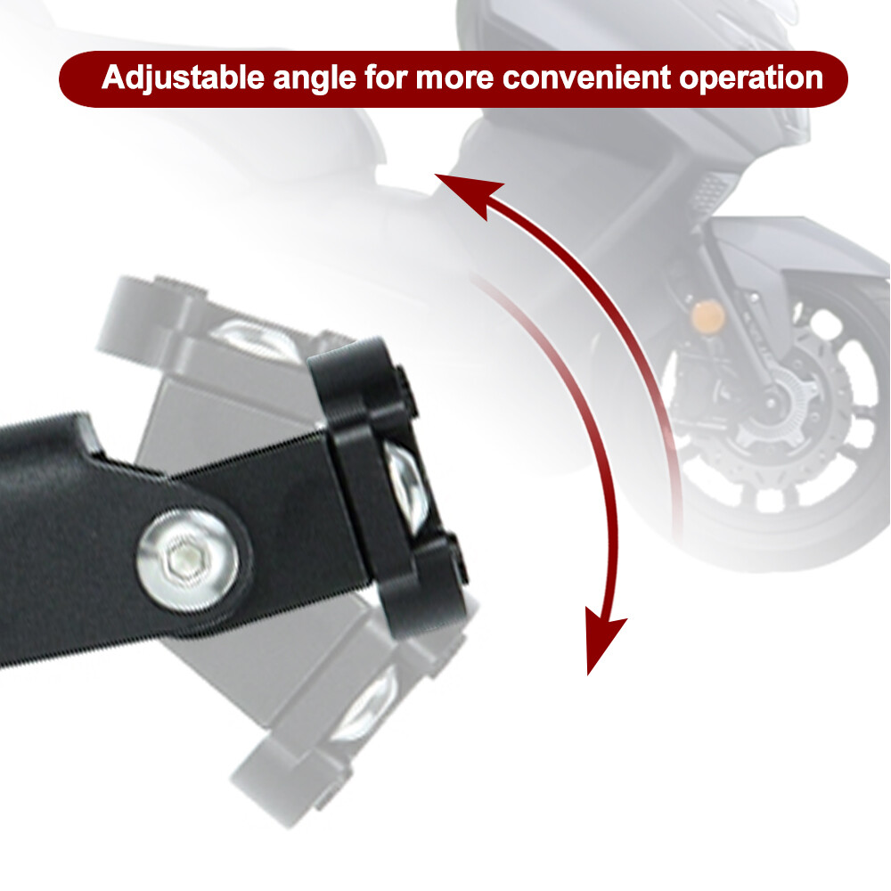 1 PC GPS Mounting Navigation Holder Bracket Fit For SYM Maxsym 400 2021-2023