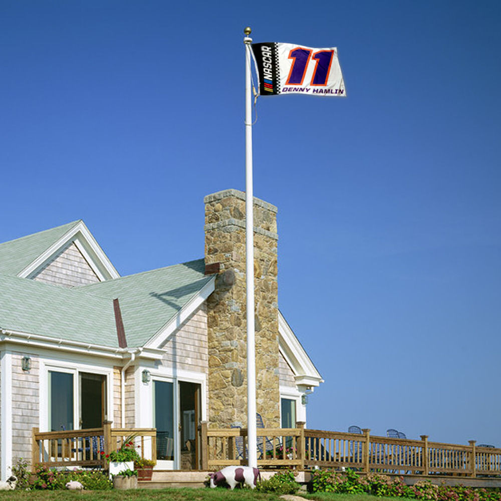Denny Hamlin 3 by 5 Tailgate Banner Flag