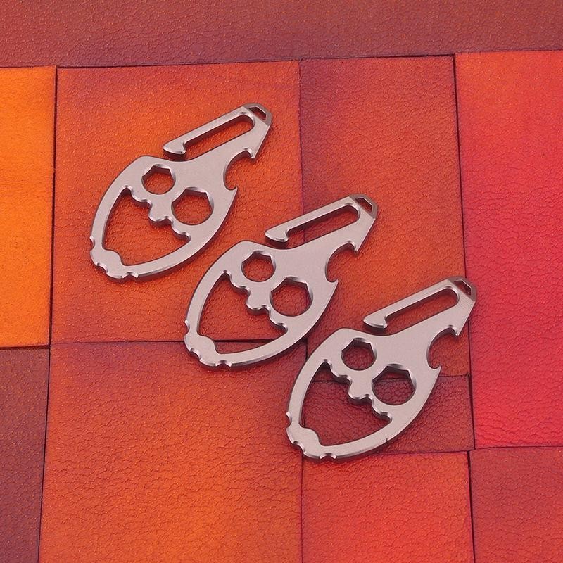 TC4 Titanium EDC Keychain Multi Tool with Wrench Function