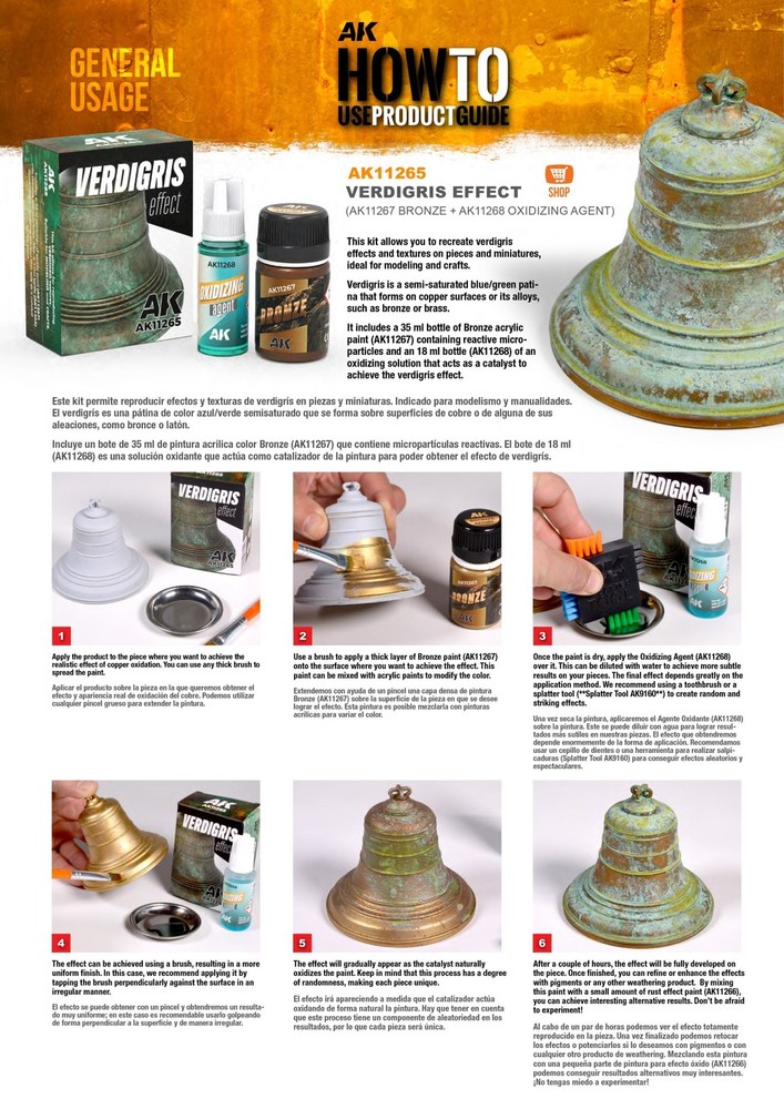 AK Interactive AK11267 Bronze Effect 35ml - US