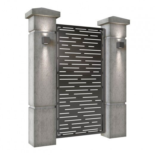 Gorgeous Custom Handcrafted Metal Entry Gate