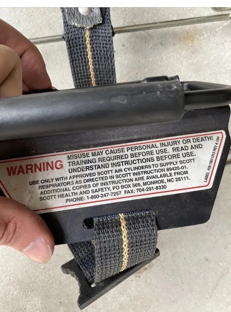 SCOTT 4.5 SCBA RIT PAK PACK FIREFIGHTER FRAME RAPID INTERVENTION TEAM