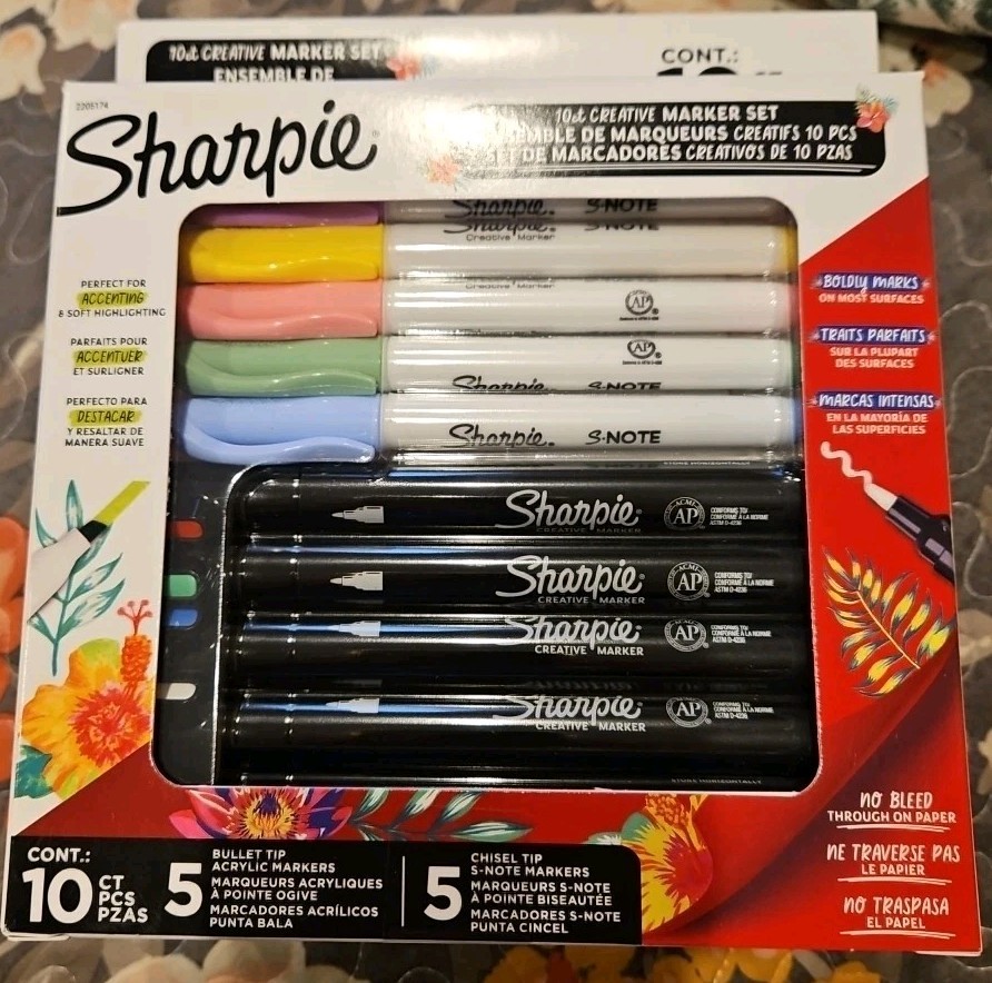 Sharpie 10ct Creative Market Set