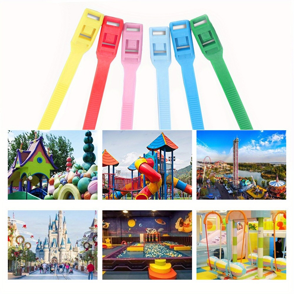 150Flat Head Cable Ties 400 x 8mm For Playgrounds Inflatable Castles