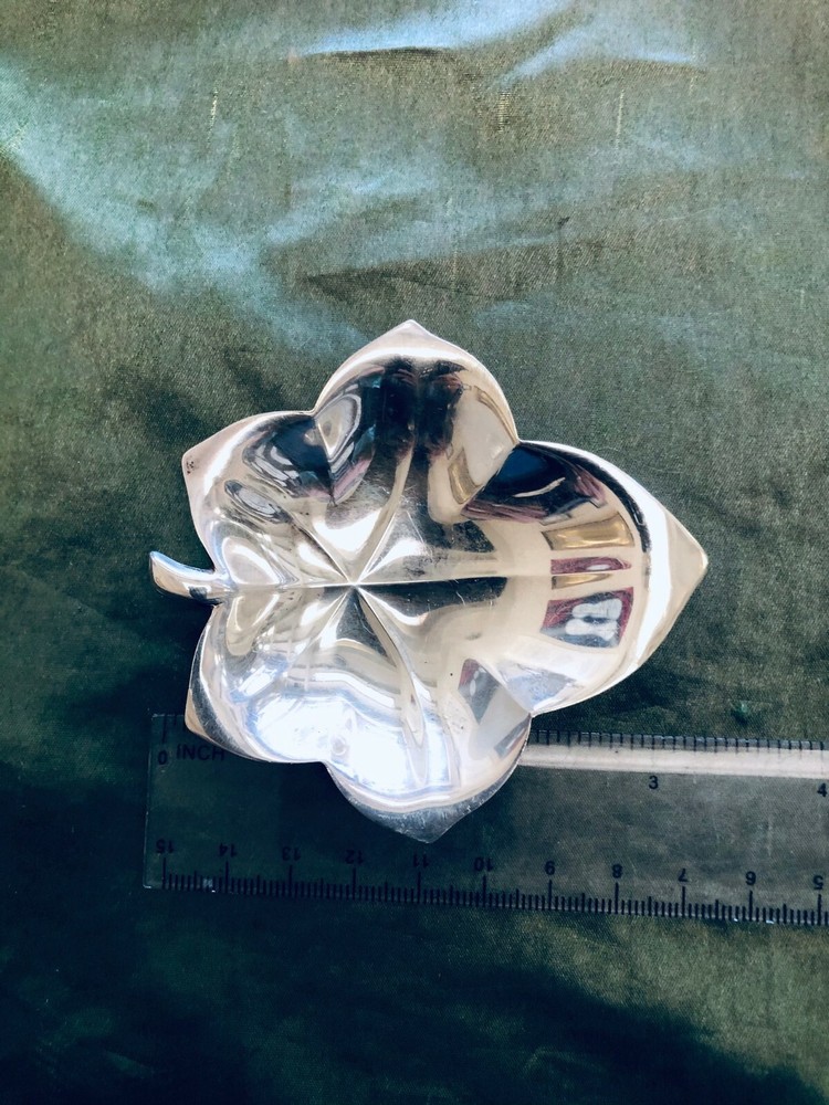 Tiffany & Co. Sterling Silver Maple Leaf Dish Vintage