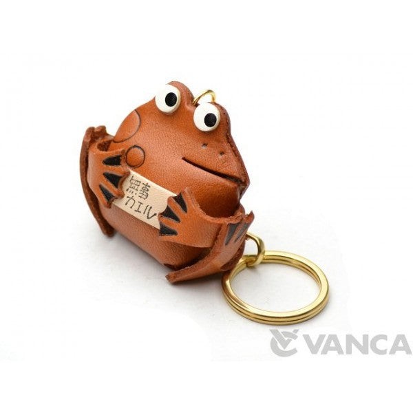 Lucky Frog Leather Keychain(L)