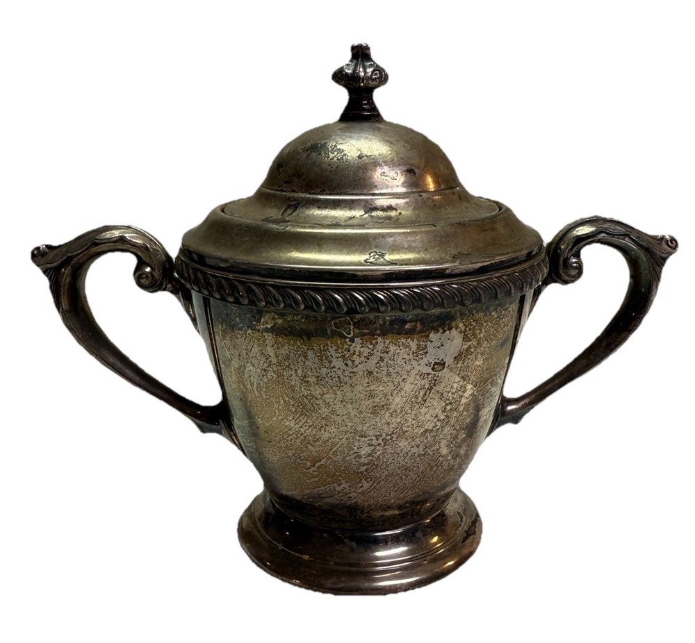 Poole Silver Co EPNS Sugar Bowl, #1404