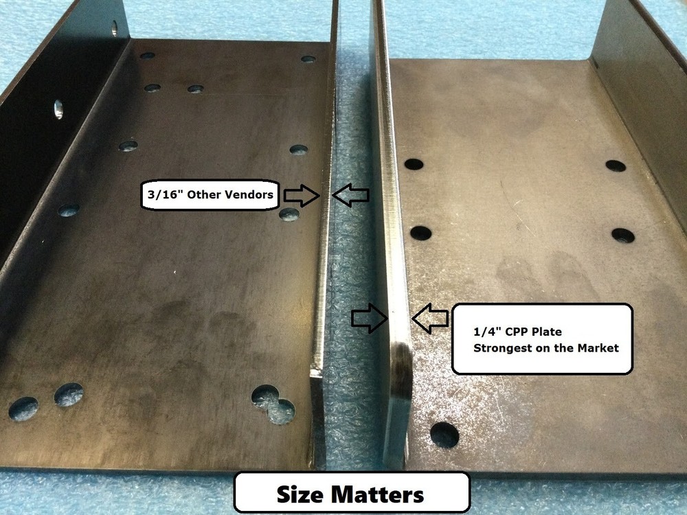 67-72 Chevy C10 CPP’s Frame Shortening Kit Short Bed Conversion 1/4" Heavy Plate
