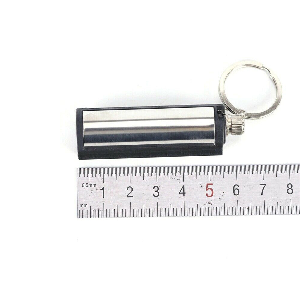 2Pcs Permanent Match Keychain Emergency Lighter Survival Tools Waterproof -