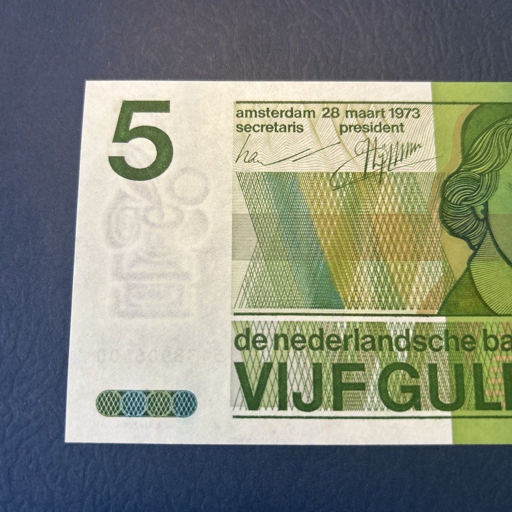 Netherlands- 5 Gulden-1973 UNC