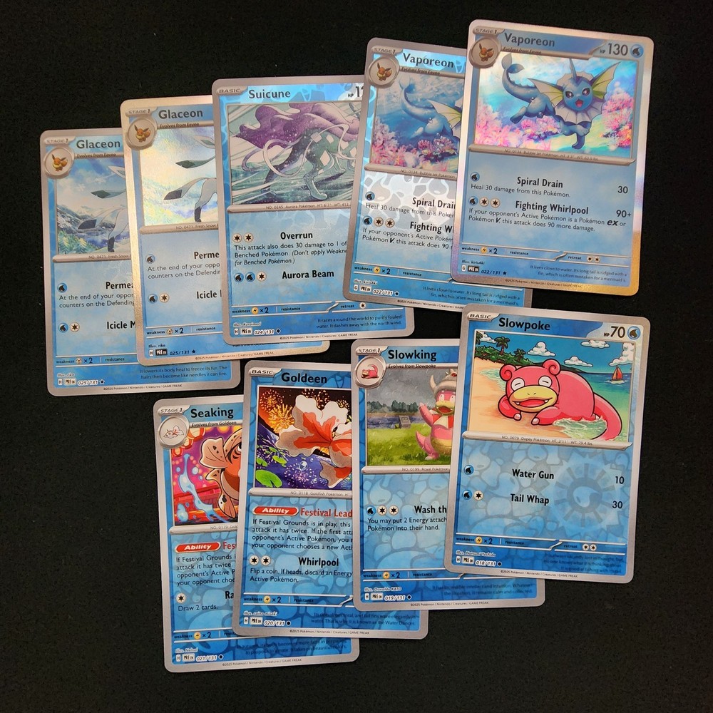 Pokemon Prismatic Evolutions Complete Holo & Reverse Holo Set Bundle x121 Cards