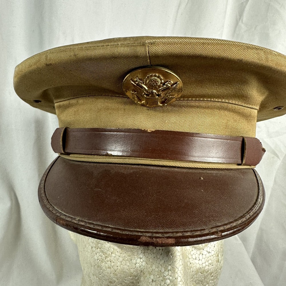WWII US Army Tropical Summer Visor Hat