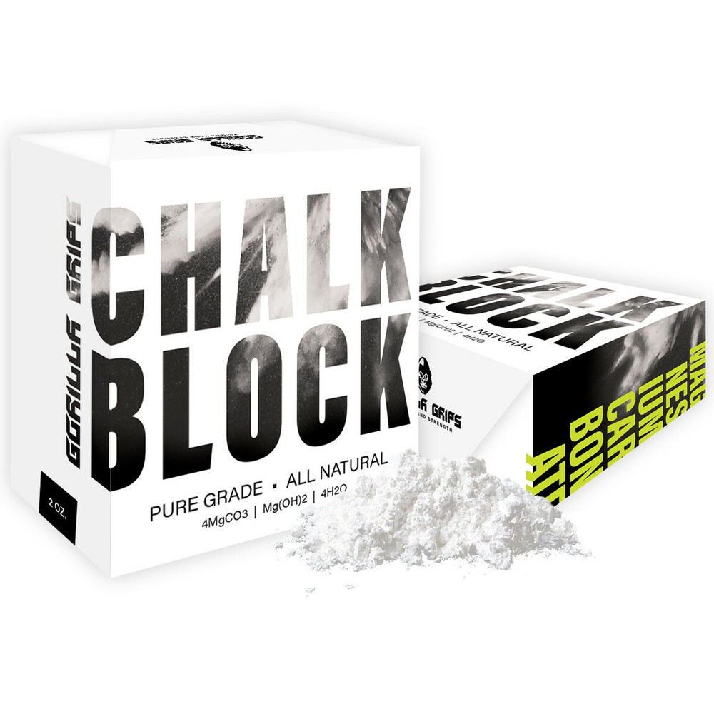 Chalk Block for All Athletes - Magnesium Carbonate - 2oz.