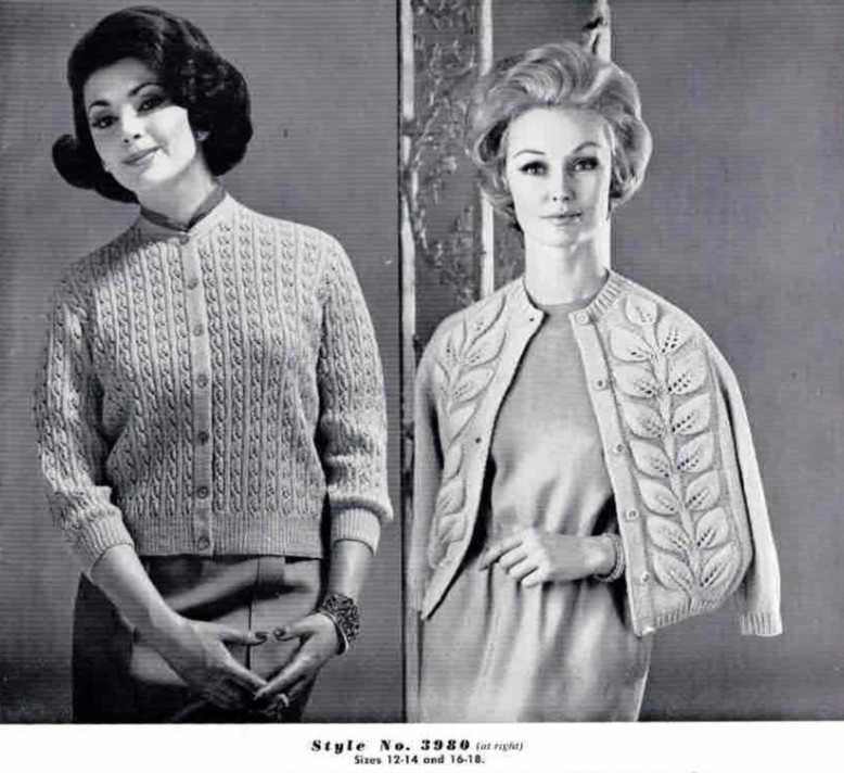 Knitting Pattern Fleisher Sweater Book Cardigans Pullovers Jackets 1961 Vintage