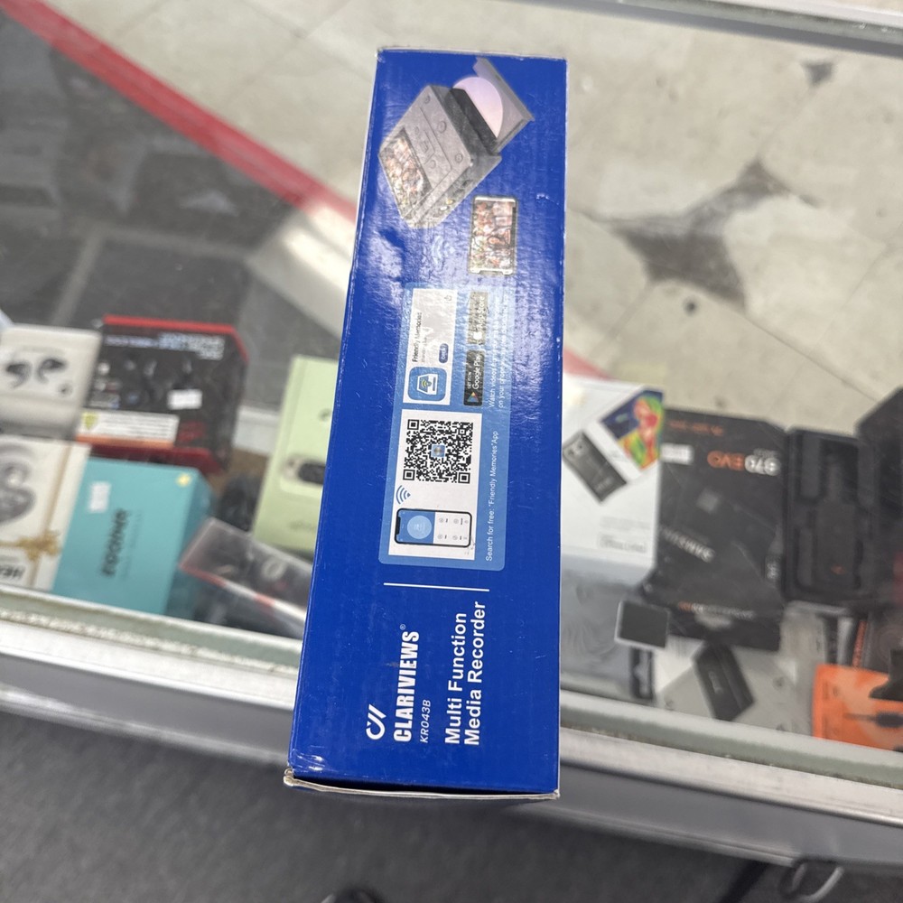 CLARIVIEWS Multi-Function Media Recorder, VHS to Digital - KR043B (New)