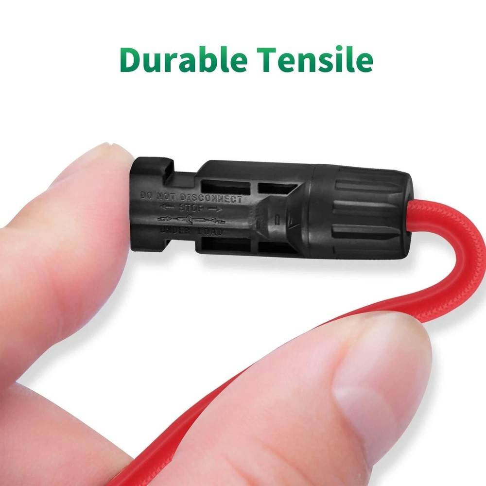 Solar Connectors Y Branch Parallel Adapter 10awg Cable for Solar Panel