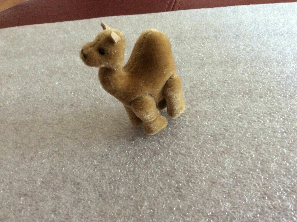 Hand Made Miniature Stuffed Jointed Camel