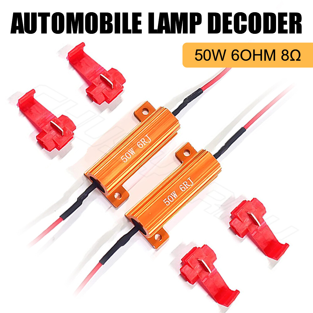 2x 1157 Load Resistor Fix LED Bulb Hyper Flash Error Turn Signal Light canceller