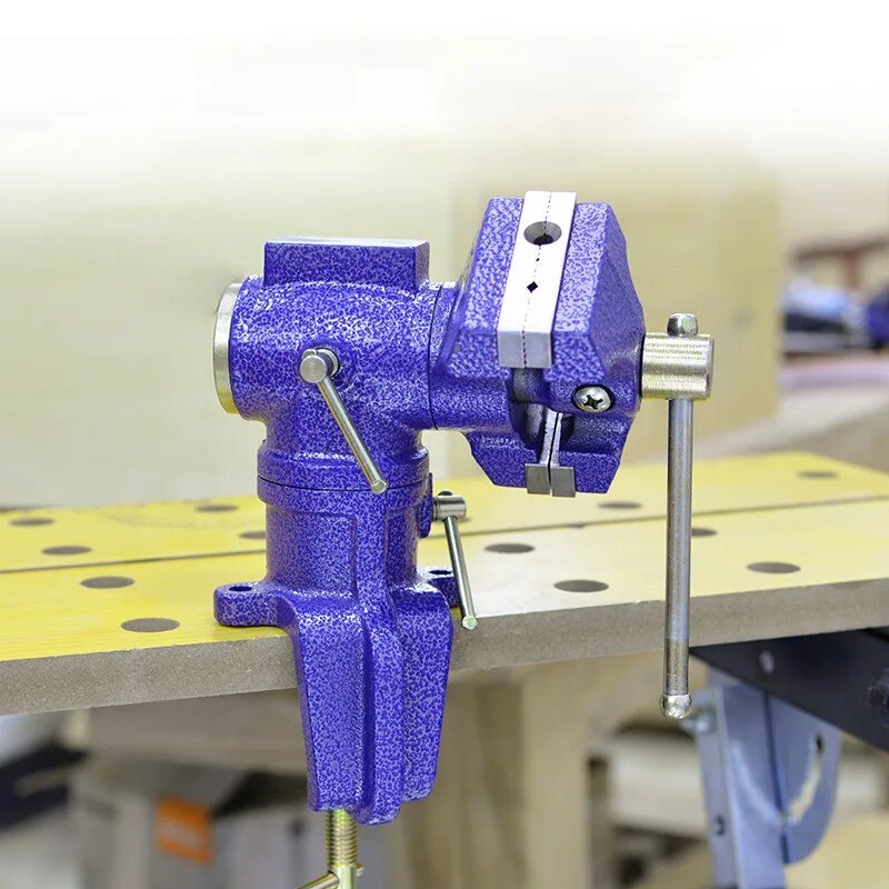 Multi-Function Bench Vise 360 Degree Rotary Bench Vise DIY Heavy Duty Bench Vise