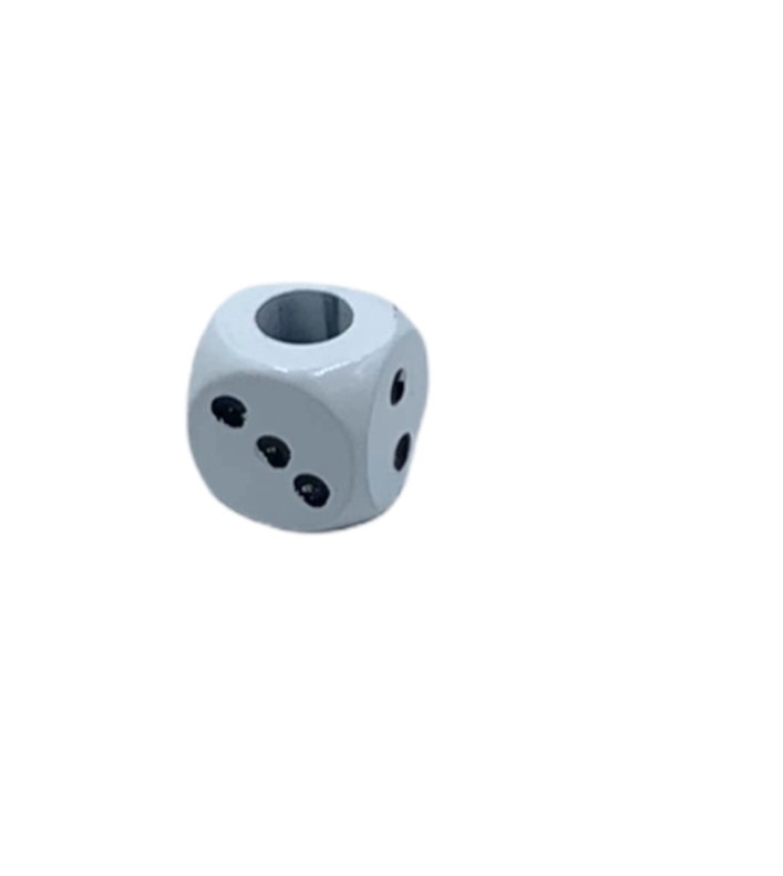 Cigarette Extinguisher Dice Shape | White