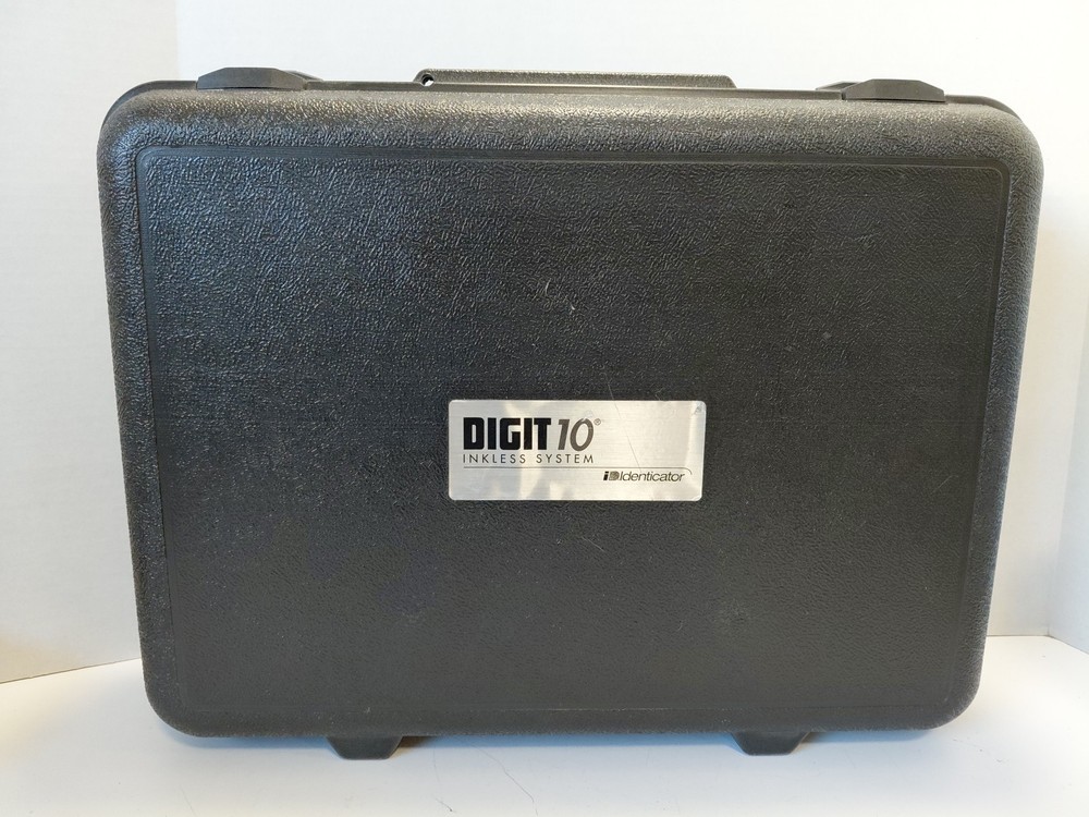 DIGIT 10 INKLESS FINGERPRINTING SYSTEM W/hard Plastic Case Untested