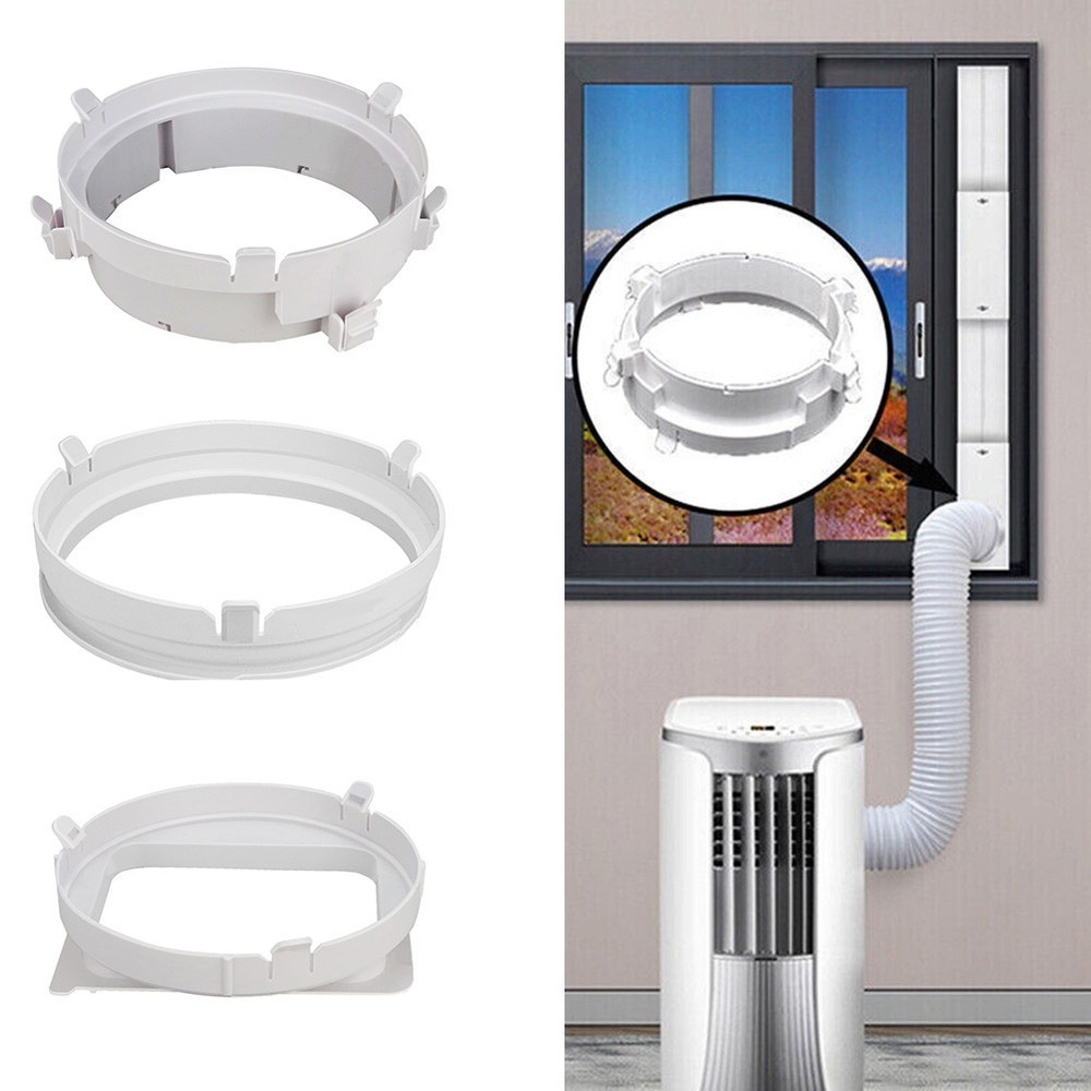Portable Air Conditioner W Kit Exhaust Hose Duct Interface Tube Connector