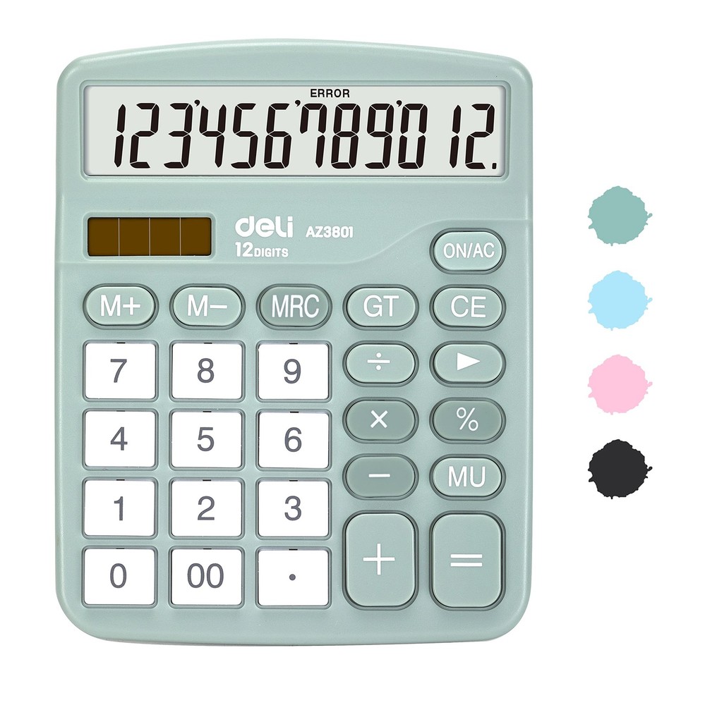 Calculator, Standard Function Desktop Calculators with 12 Digit Large LCD Dis...