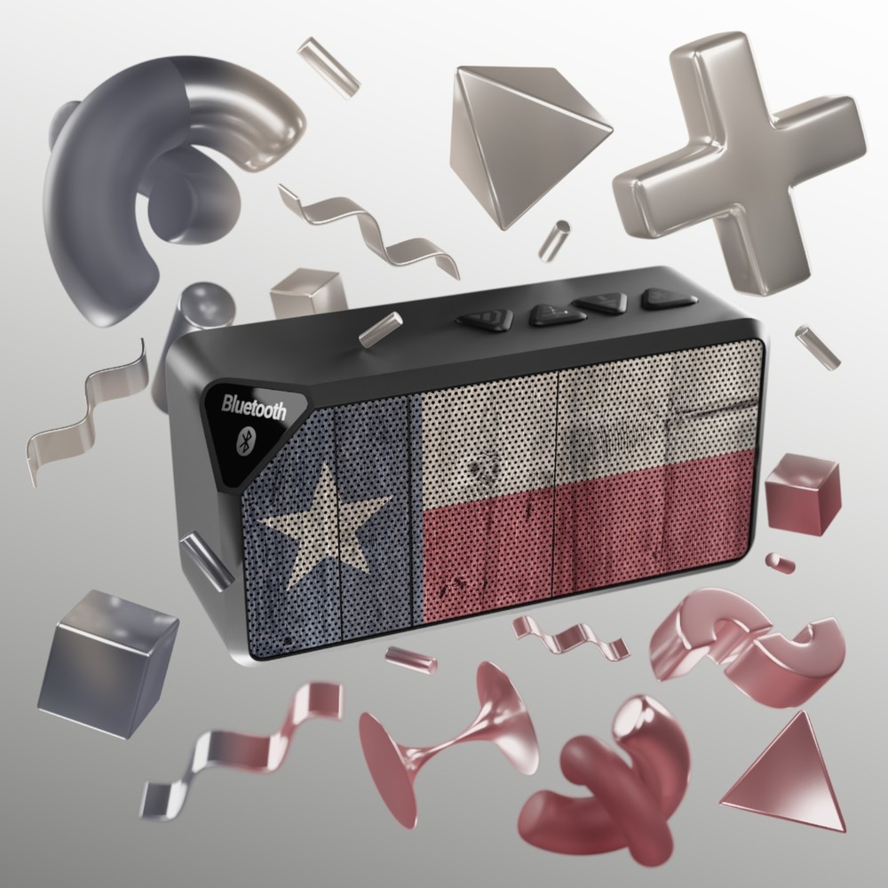 Rustic Texas Flag Bluetooth Speaker