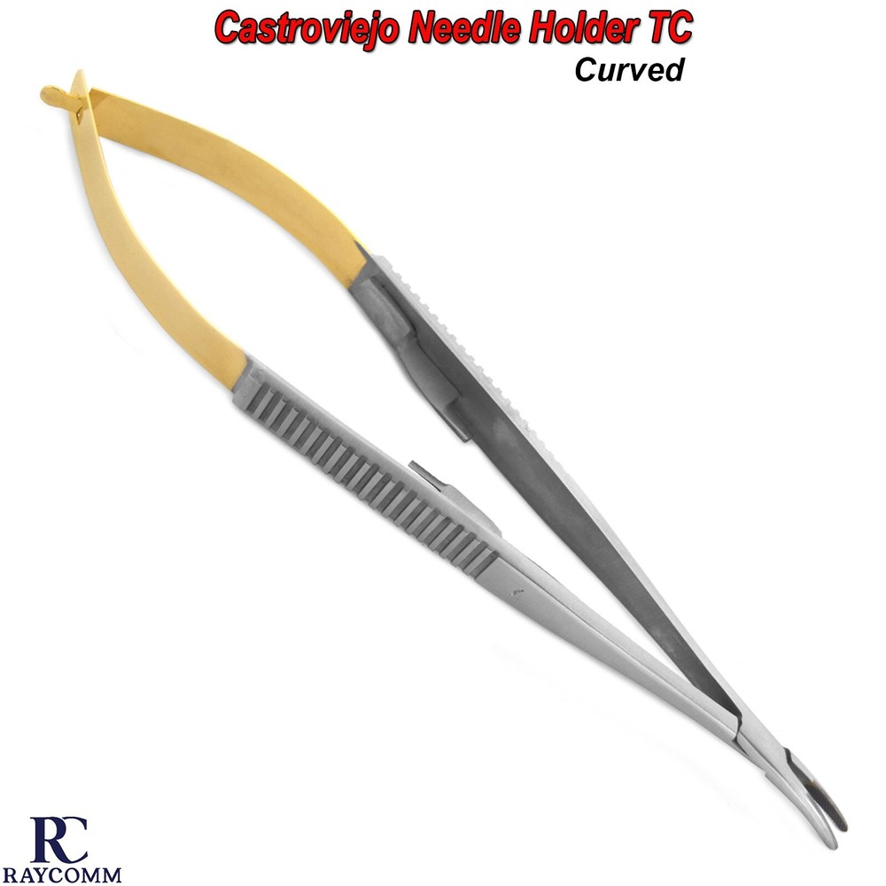 Castroviejo Needle Holder TC Forceps Microsurgical Suture Suturing Instruments