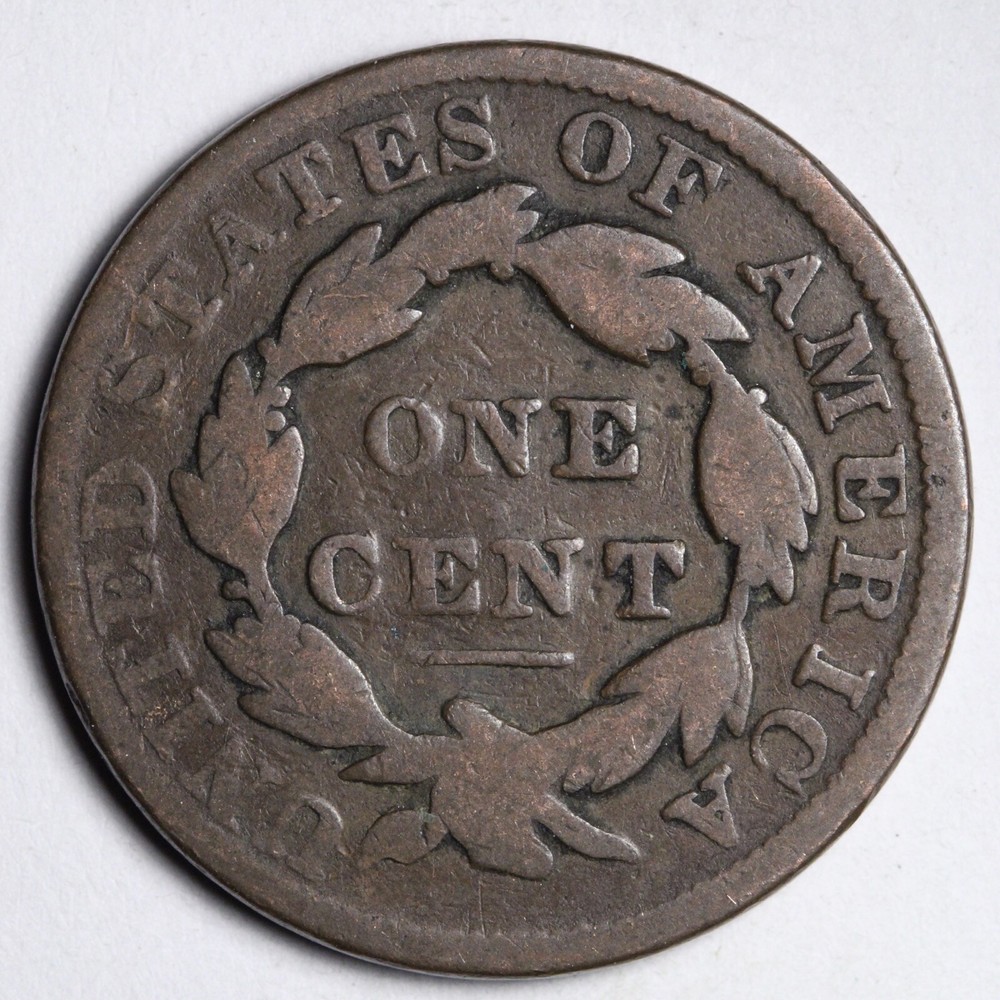 1831 Coronet Head Large Cent CHOICE GOOD+ E124 ACH