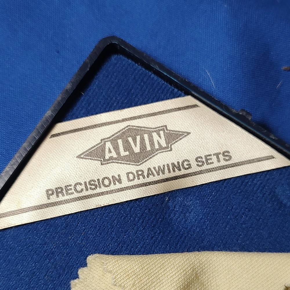 ALVIN 525B Precision Drawing Instruments Set Made in Germany Drafting Compass