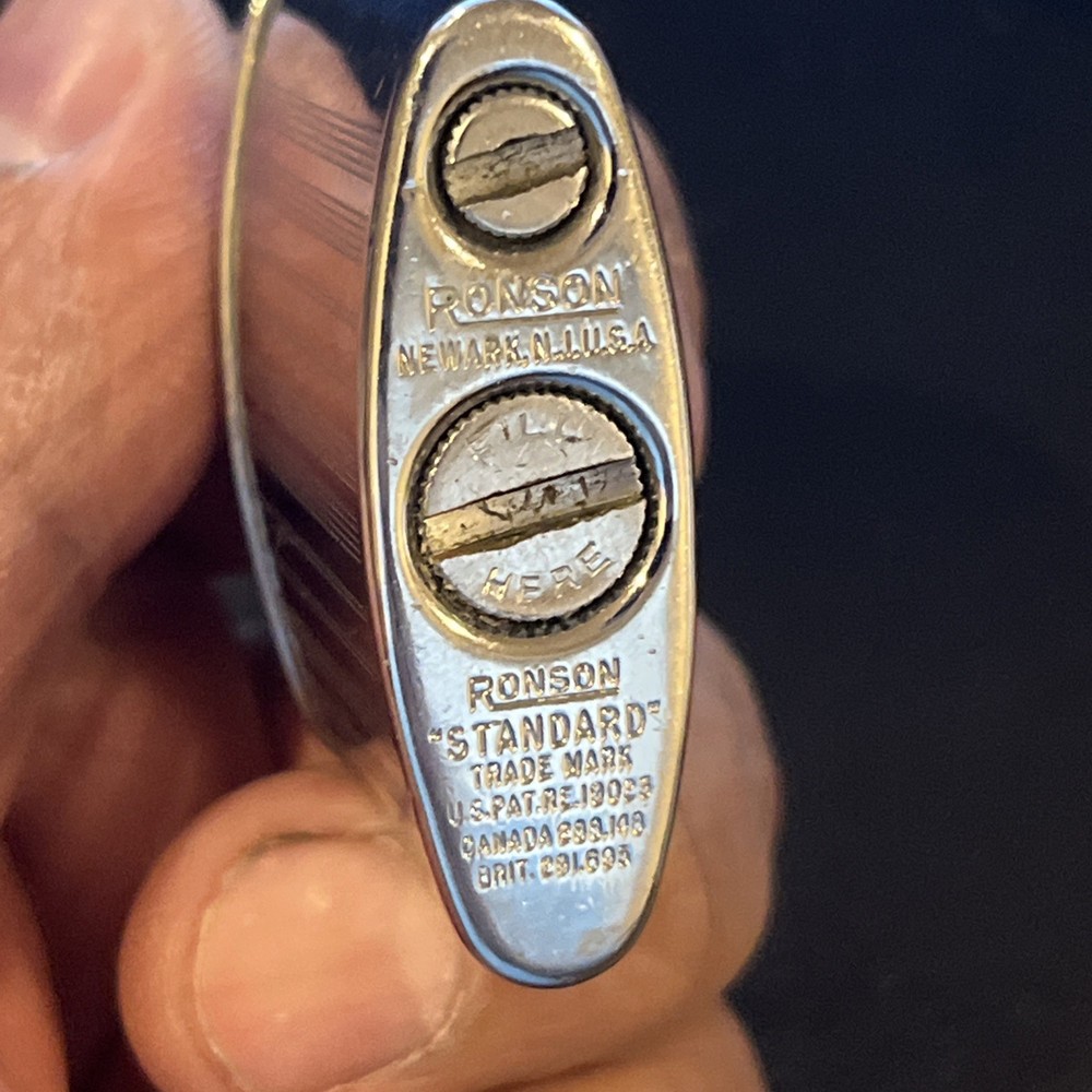 Vintage 1950's Ronson Whirlwind Lighter - Untested