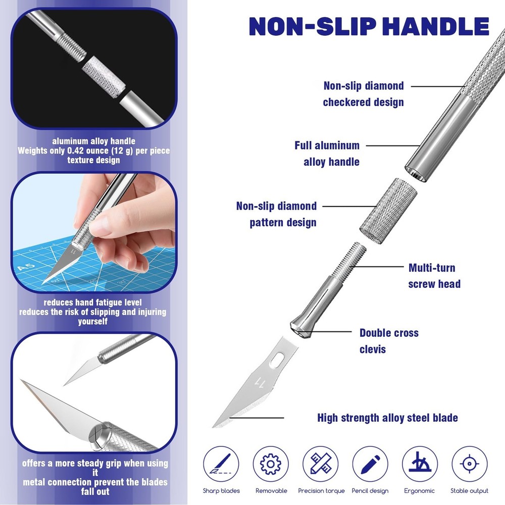 23Pcs Hobby Model Building Tools Kit for Gundam, Modeler Basic Tools Craft Se...