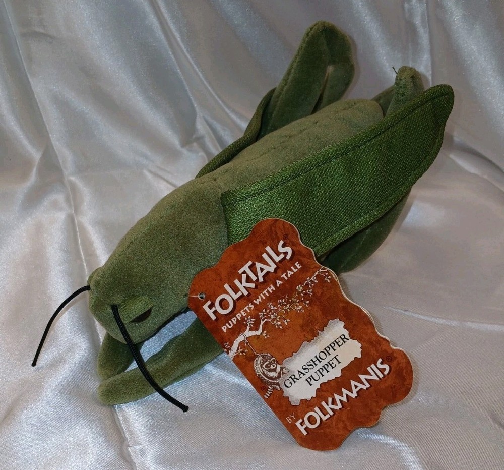 Folktails Grasshopper Puppet New