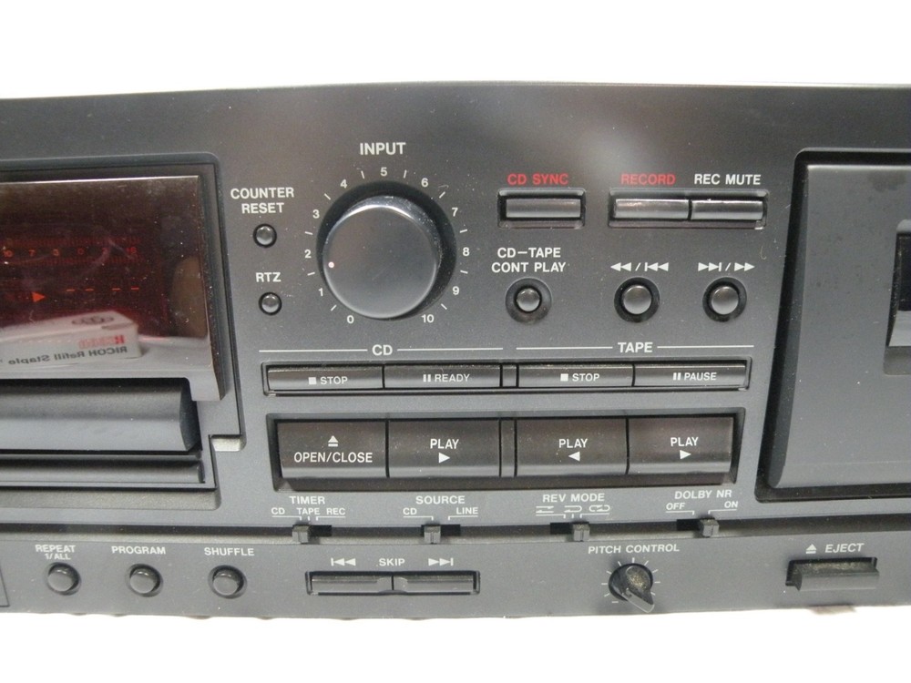 Tascam CD-A500, Professional CD Cassette Deck Player. Tested Works Fine