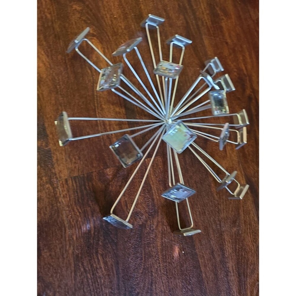 Silver Sparkle Bling Wall Decor Decorations never hung