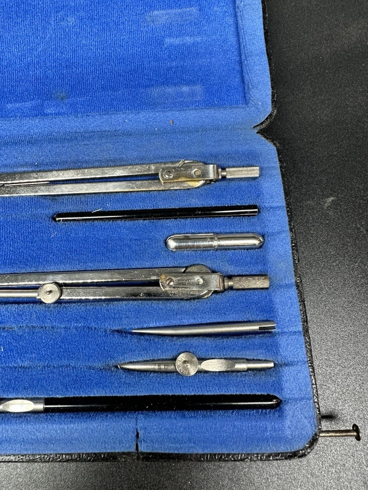 Grantley 4 Architect Box Draughtsman Drawing Tools Geometry Set Compass Engineer