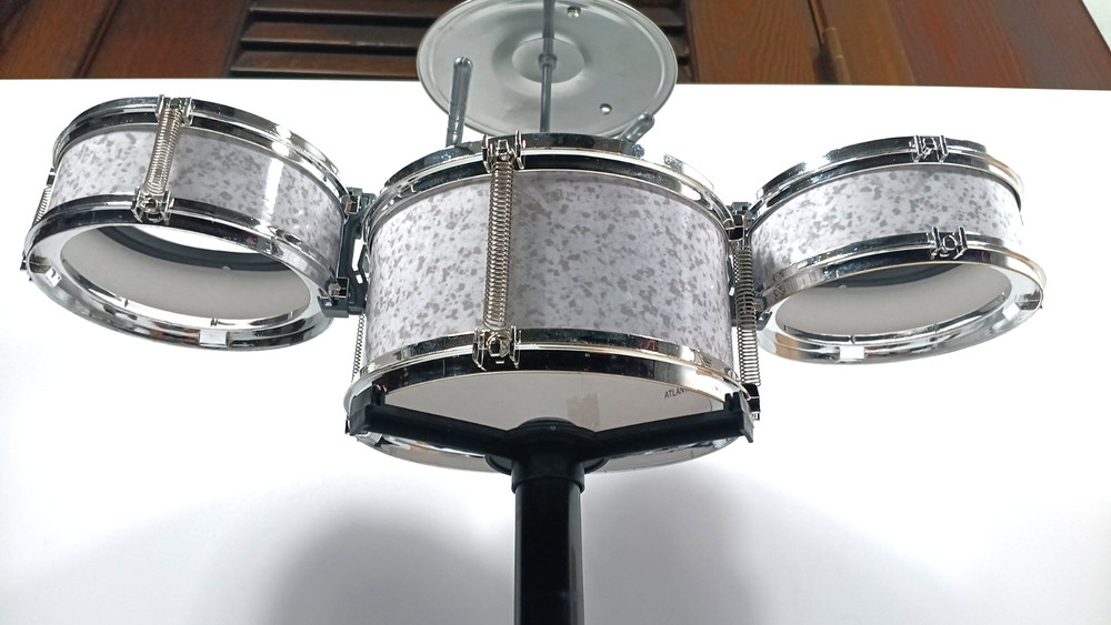 Westminster Desktop Drum Set Silver Color New open Box