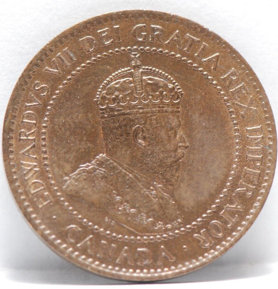 Canada, 1905 Large Cent, KM8, Uncirculated+, 7-15