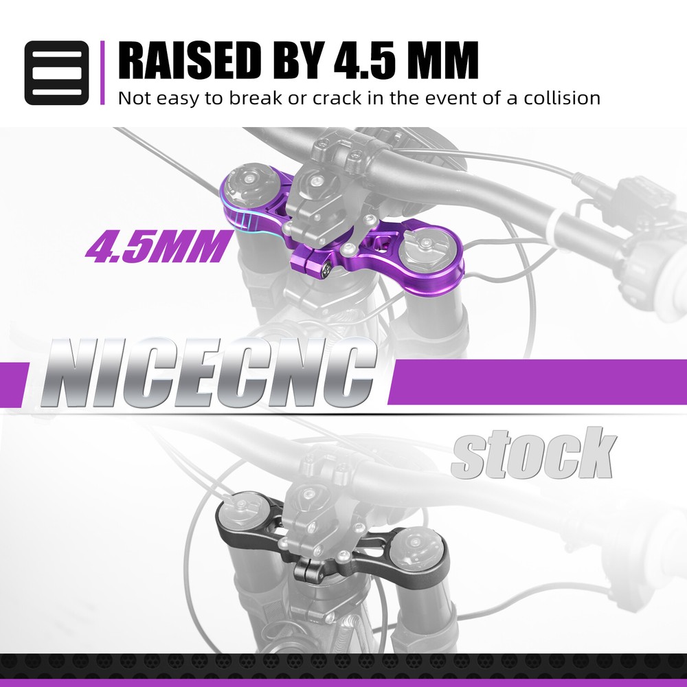 NICECNC Upper Triple Clamp Top Link Handlebar Bar Riser Fit Surron light bee X S