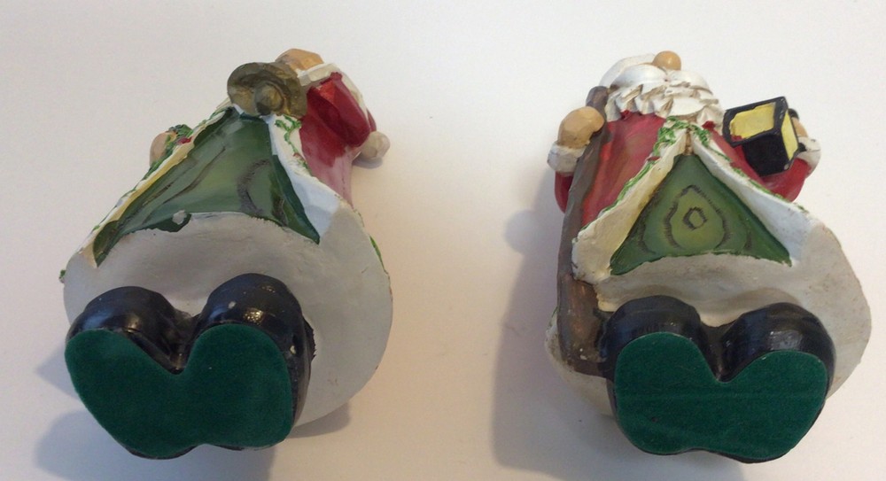 Santa Figurine (2), 6” tall, pre-owned